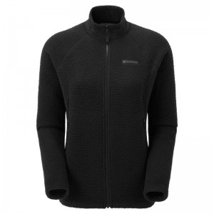 Black Montane Chonos Women's Fleece Jackets | NSA4935LH