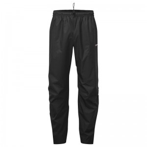 Black Montane Dynamo Waterproof Pull-Over Men's Trousers | JVA6732XR