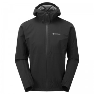 Black Montane Minimus Lite Men's Waterproof Jackets | MEF9128GE