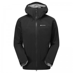 Black Montane Phase XT Men's Waterproof Jackets | TZH948FV