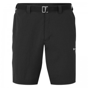 Black Montane Terra Lite Men's Shorts | KWA5412RV