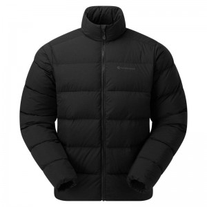 Black Montane Tundra Men's Down Jackets | PQP9931FJ