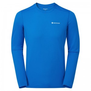 Blue Montane Dart Lite Long Sleeve Men's T Shirts | VOS5241QG