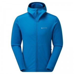 Blue Montane Protium Hooded Men's Fleece Jackets | UPH8941TI