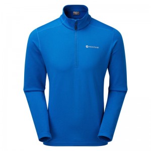 Blue Montane Protium Pull On Men's Fleece | POR6054GH