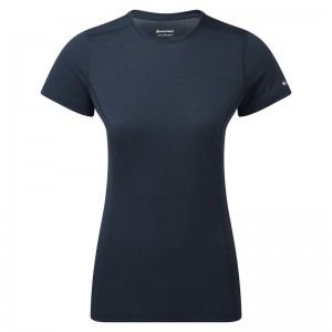 Dark Blue Montane Dart Lite Women's T Shirts | IXK5357AT