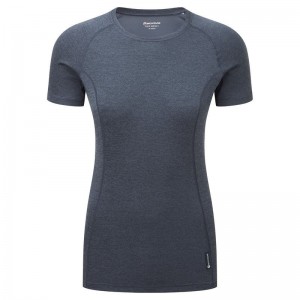 Dark Blue Montane Dart Women's T Shirts | SRO1786FN