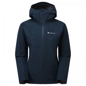 Dark Blue Montane Spirit Lite Women's Waterproof Jackets | TEG143AW