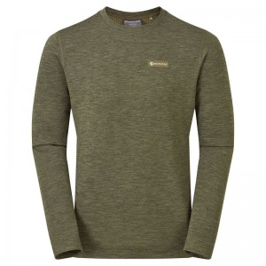 Dark Green Montane Protium Men's Sweaters | PZV6829QS