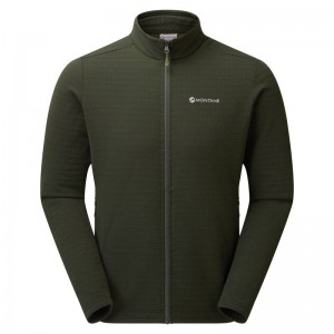 Dark Green Montane Protium XT Men's Fleece Jackets | EGS9230GA