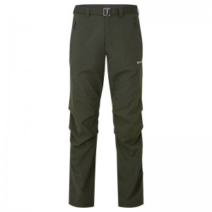 Dark Green Montane Terra Men's Pants | IHX508YZ