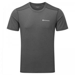 Dark Grey Montane Dart Lite Men's T Shirts | DLC5347NS