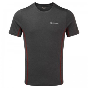 Dark Grey Montane Dart Men's T Shirts | YZB8610FK