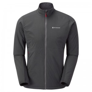 Dark Grey Montane Fireball Lite Men's Insulated Jackets | RVM3615AR