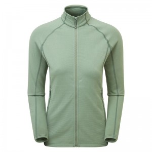 Grey Green Montane Protium Women's Fleece Jackets | GKE555RW