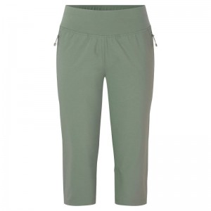 Grey Green Montane Tucana Lite Stretch Capri 3/4 Women's Leggings | CDU472TT