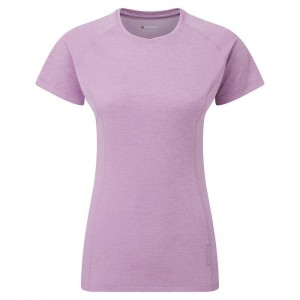 Grey Purple Montane Dart Women's T Shirts | FAO387BF