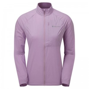 Grey Purple Montane Featherlite Windproof Women's Jackets | ADA3169CC