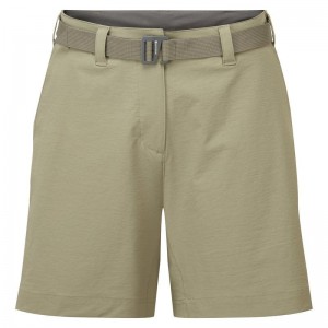 Khaki Montane Terra Stretch Lite Women's Shorts | JBH6571PT