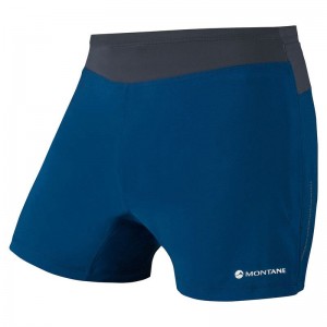 Navy Blue Montane Dragon 5" Men's Shorts | DAF27XN