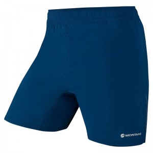 Navy Blue Montane Dragon 7" Men's Shorts | OTM6385OU