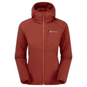 Orange Red Montane Fireball Women's Softshell Jackets | HSY2788AX