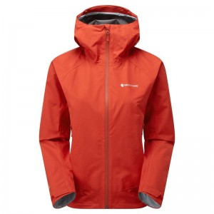 Orange Red Montane Spirit Women's Waterproof Jackets | JFE945SB