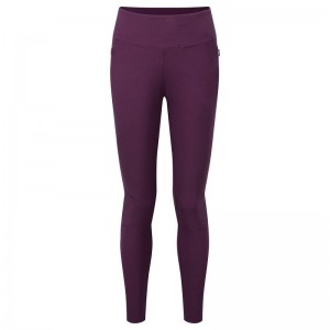 Purple Montane Ineo Women's Leggings | JDW5044UG