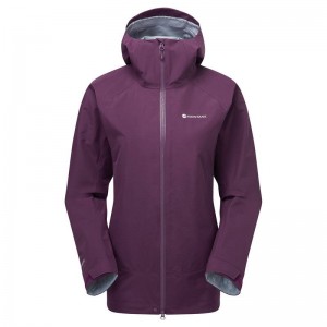 Purple Montane Phase Women's Waterproof Jackets | ZSM2194DN