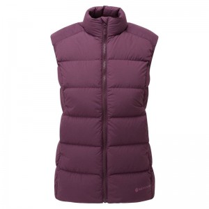 Purple Montane Tundra Down Women's Vest | HPW1031XH