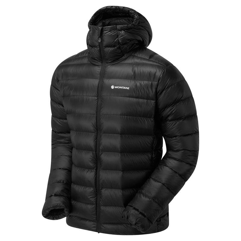 Black Montane Alpine 850 Lite Hooded Men's Down Jackets | RMX8835CR