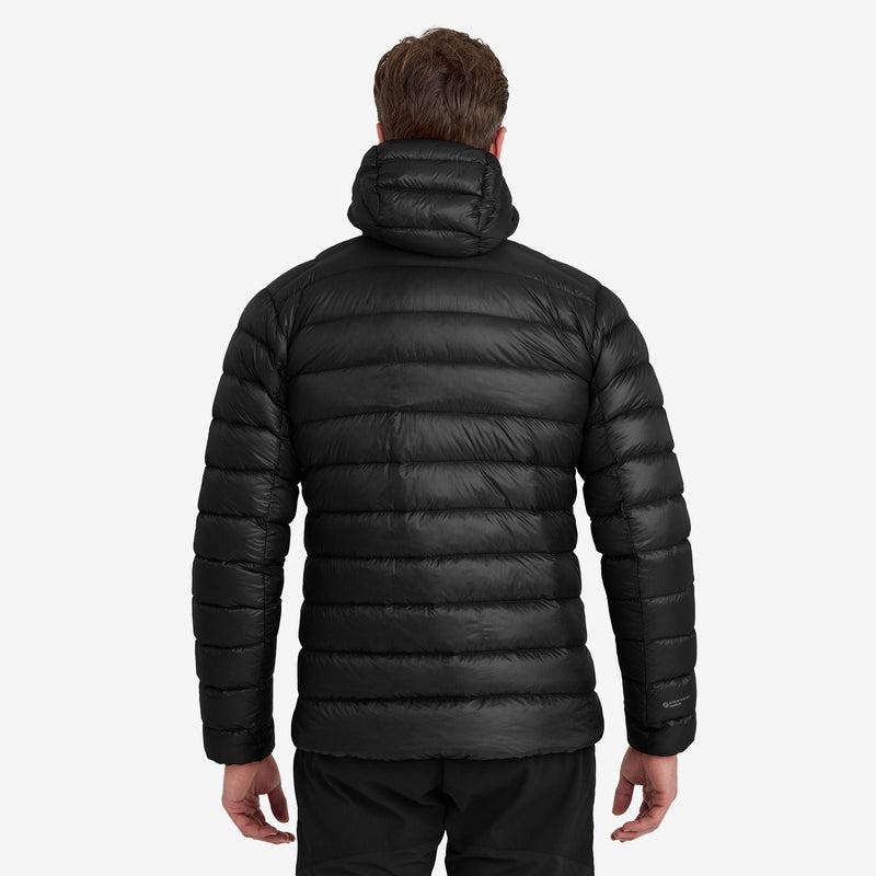 Black Montane Alpine 850 Lite Hooded Men's Down Jackets | RMX8835CR