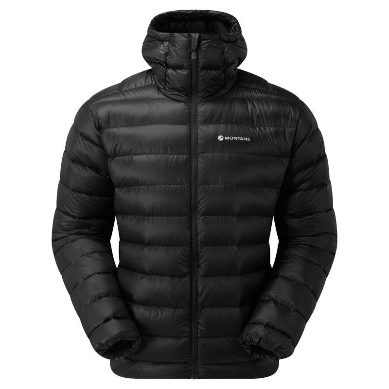 Black Montane Alpine 850 Lite Hooded Men\'s Down Jackets | RMX8835CR