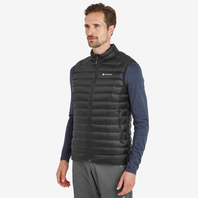 Black Montane Anti-Freeze Down Men's Vest | XJM1655FL