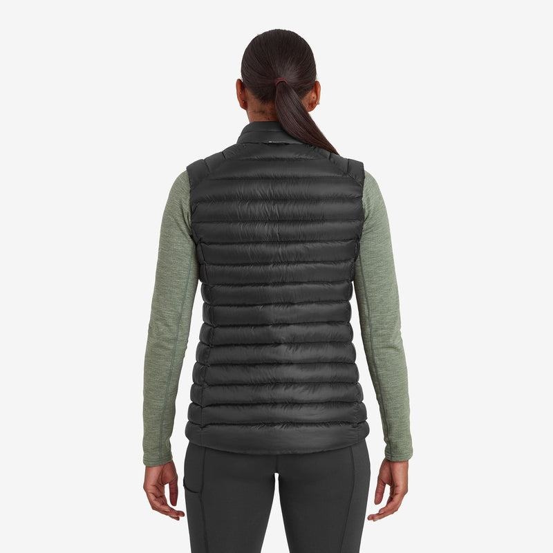 Black Montane Anti-Freeze Down Women's Vest | WMG950KG