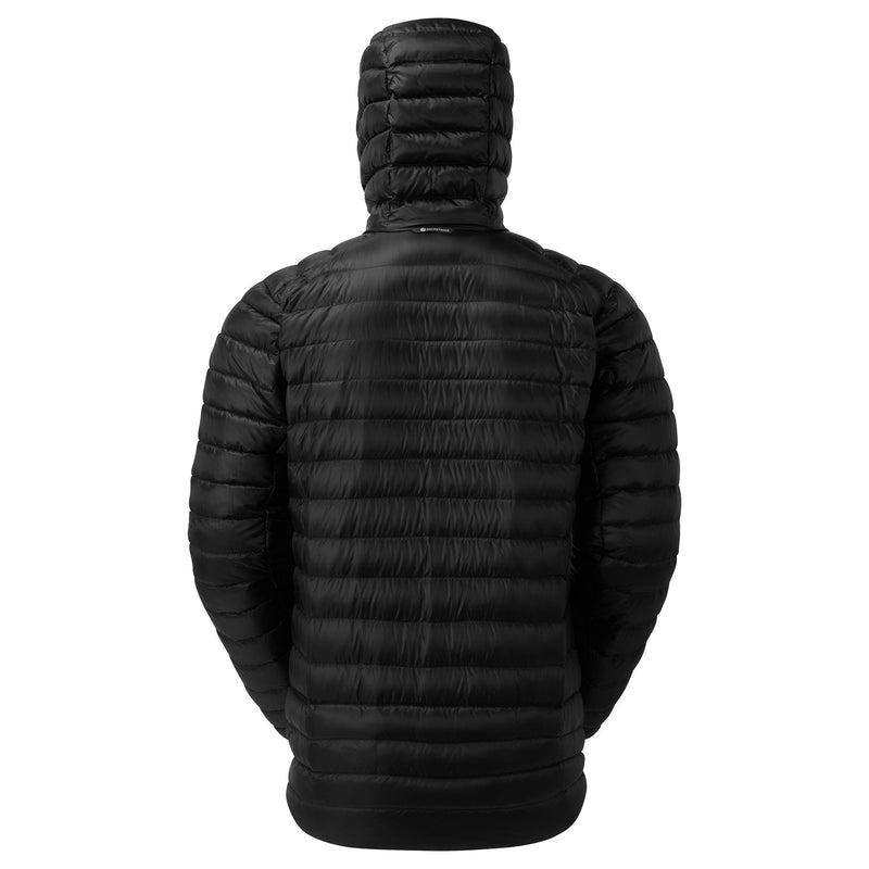 Black Montane Anti-Freeze Hooded Men's Down Jackets | UBV4673AT