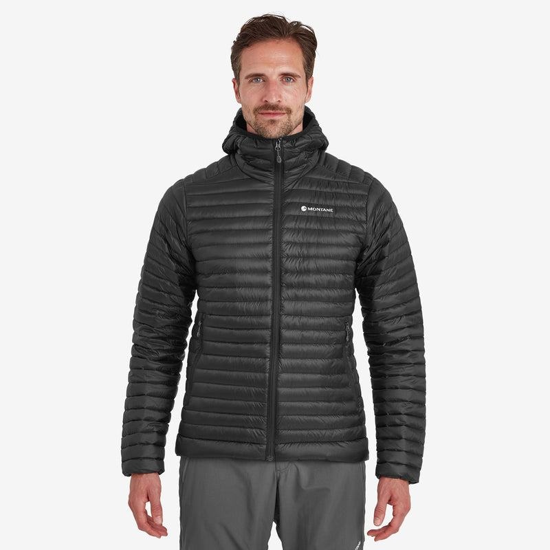 Black Montane Anti-Freeze Lite Hooded Men's Down Jackets | BHZ1988MJ