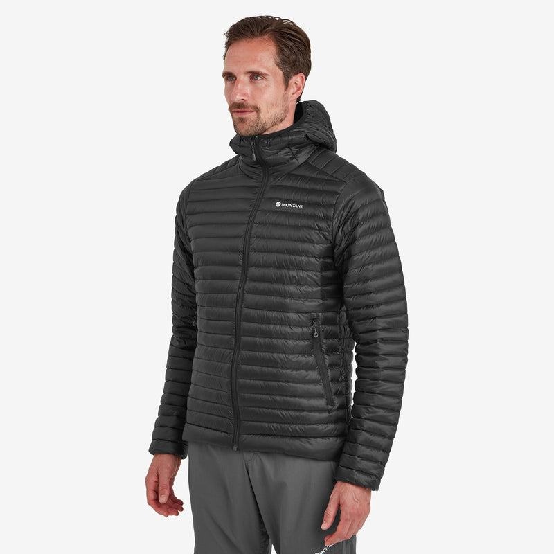 Black Montane Anti-Freeze Lite Hooded Men's Down Jackets | BHZ1988MJ