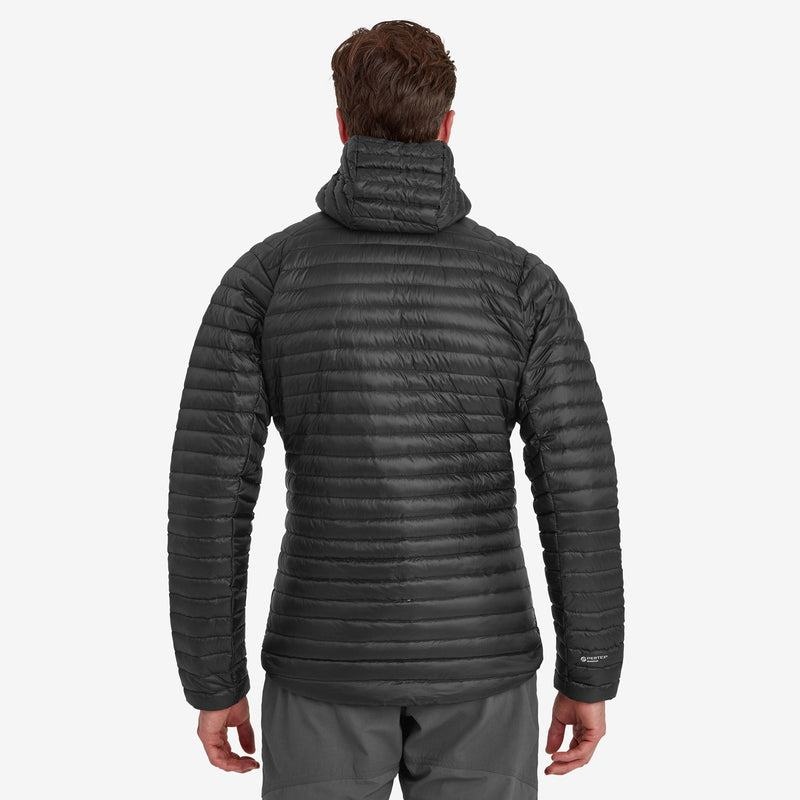 Black Montane Anti-Freeze Lite Hooded Men's Down Jackets | BHZ1988MJ