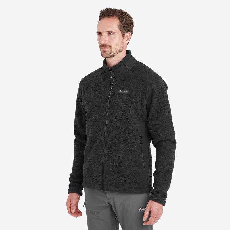 Black Montane Chonos Men's Fleece Jackets | XIM8339PB