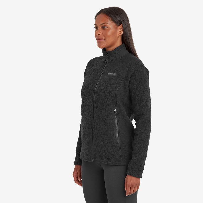 Black Montane Chonos Women's Fleece Jackets | NSA4935LH