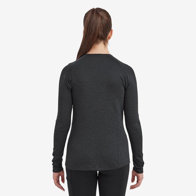 Black Montane Dart Long Sleeve Women's T Shirts | JMW1114NS