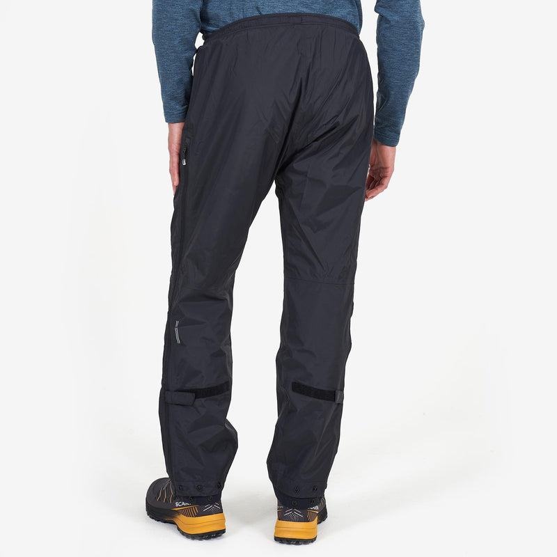 Black Montane Dynamo Waterproof Pull-Over Men's Trousers | JVA6732XR