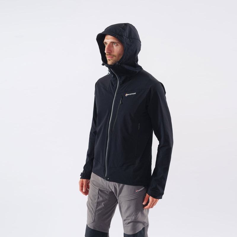 Black Montane Dyno LT Men's Softshell Jackets | ZXH9526GI