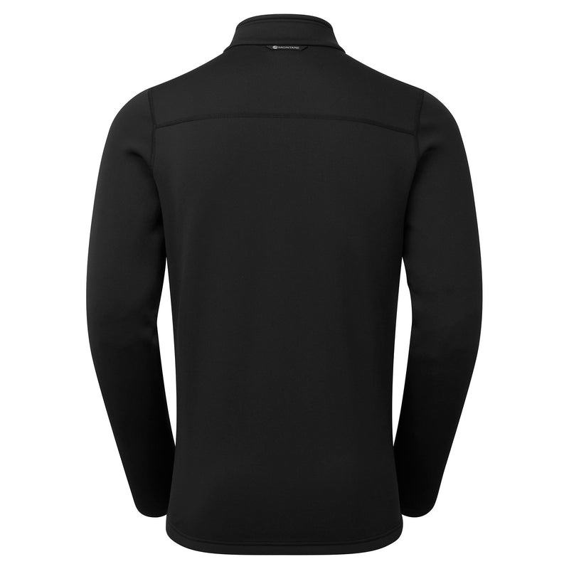 Black Montane Fury Zip Pull-On Men's Fleece | TPG5145PZ