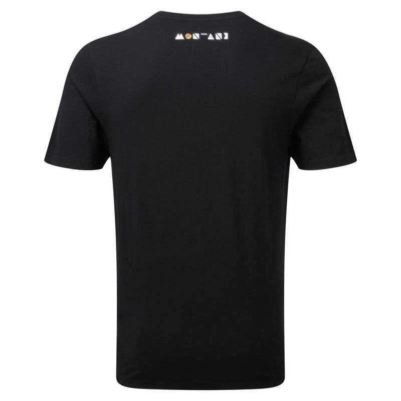 Black Montane Geometry Men's T Shirts | UJY2043GN