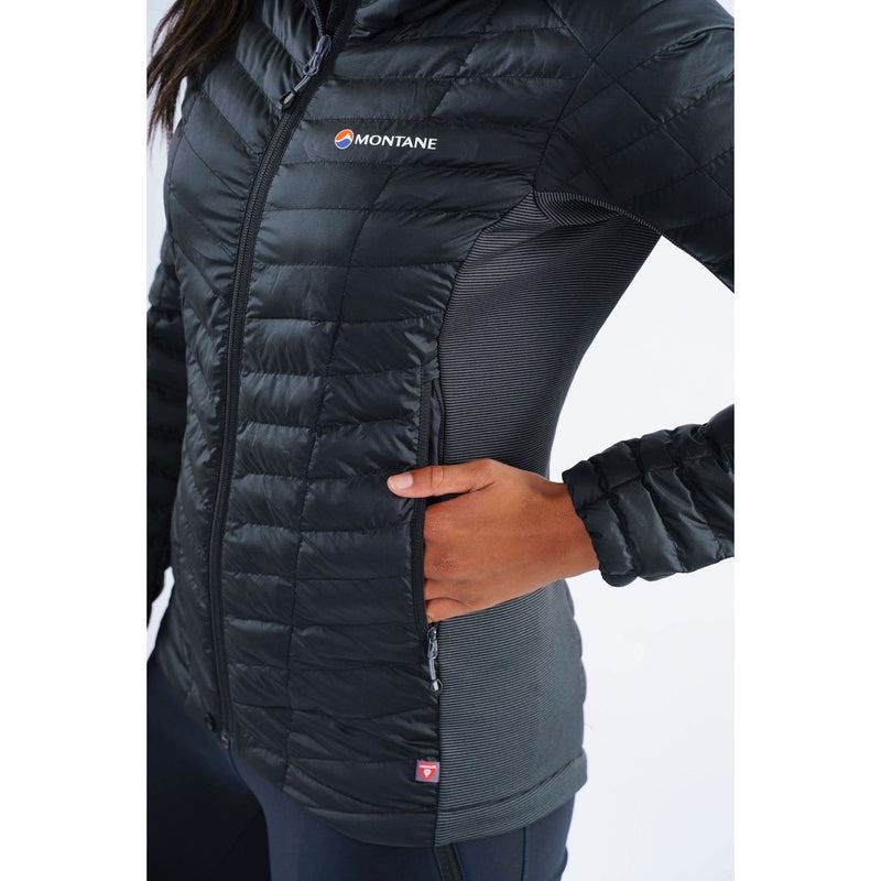 Black Montane Phoenix Stretch Women's Down Jackets | OMD2141SU