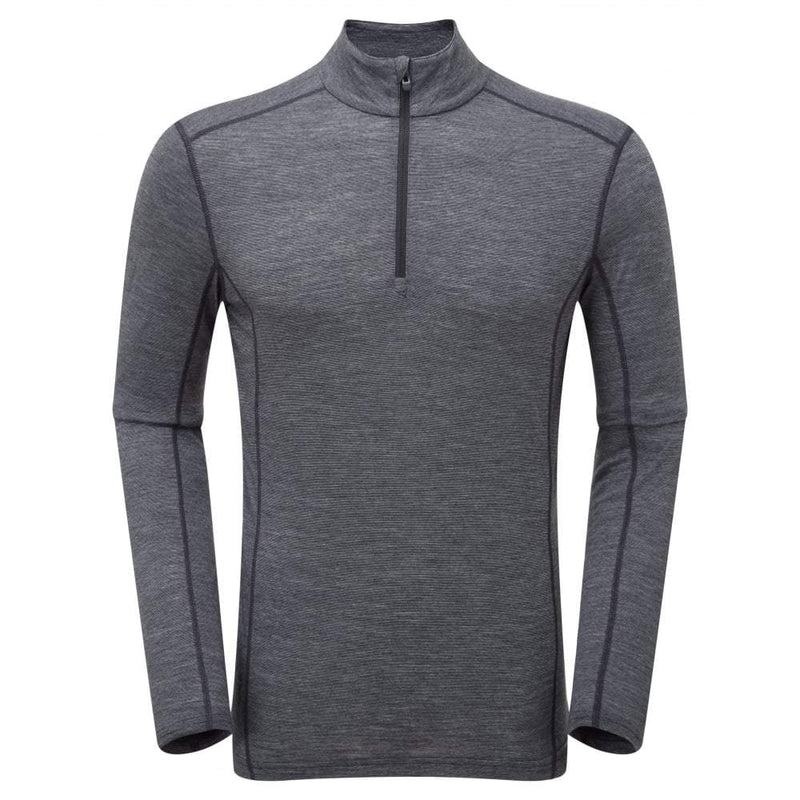 Black Montane Primino 140 Zip Neck Men\'s Base Layer Tops | MJZ9943QQ