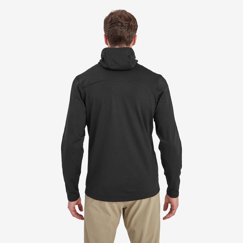 Black Montane Protium Hooded Men's Fleece Jackets | BBI7884XH