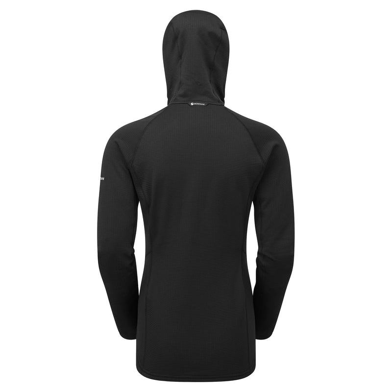 Black Montane Protium Hooded Women's Fleece Jackets | QUQ5835ME